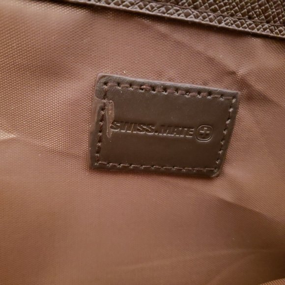 Remy Martin Limited Edition Swiss Mate Leather brown tote laptop bag tote men - Picture 9 of 11